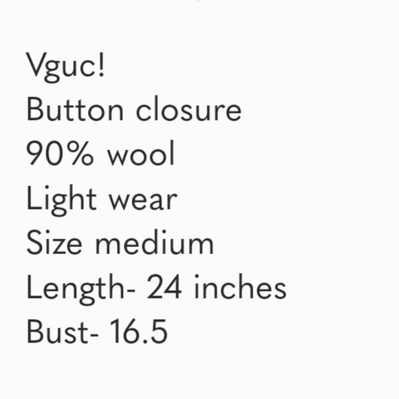 Anthropologie Moth Floating Sparks Wool Cardigan M - Picture 4 of 5